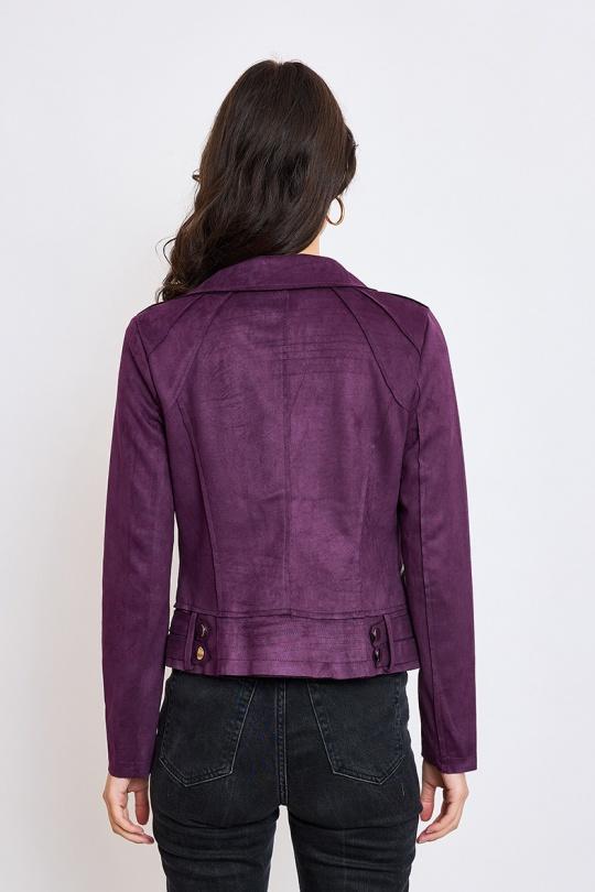 Vestes  Femme Prune H.F 1802 Efashion Paris