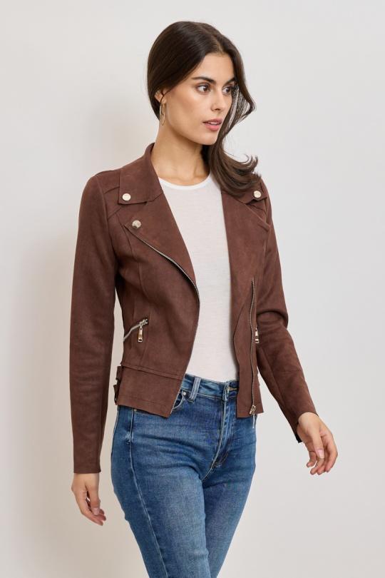 Vestes  Femme Prune H.F 1802 Efashion Paris