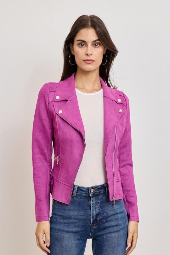 Vestes  Femme Prune H.F 1802 Efashion Paris