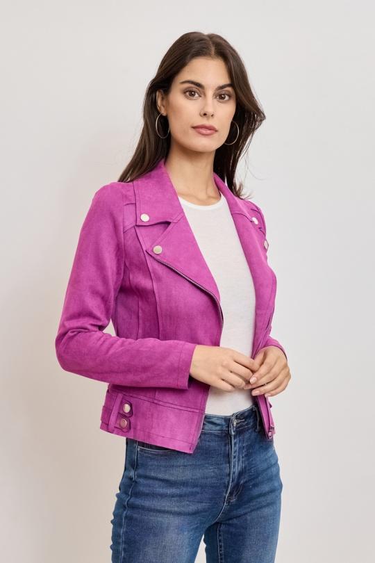 Vestes  Femme Prune H.F 1802 Efashion Paris