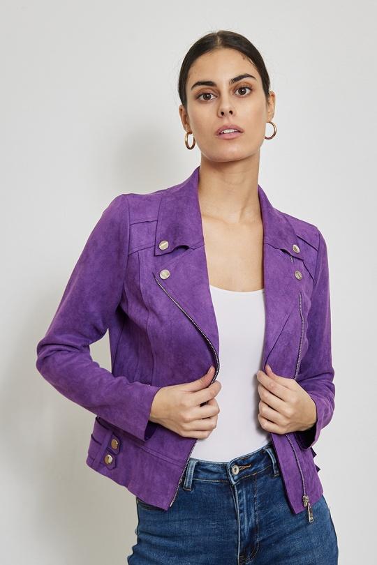 Vestes  Femme Prune H.F 1802 Efashion Paris