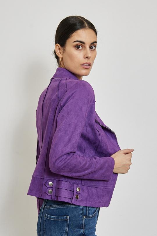 Vestes  Femme Prune H.F 1802 Efashion Paris