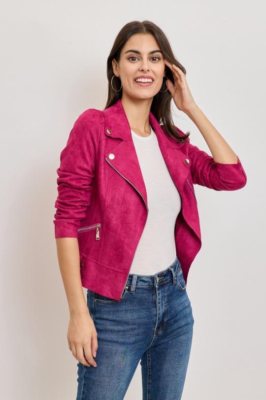 Vestes  Femme Prune H.F 1802 Efashion Paris