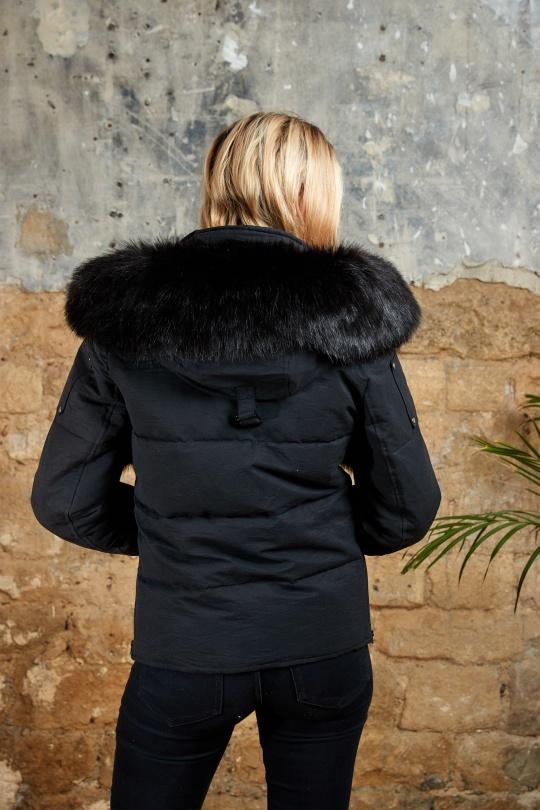 Doudounes Femme Noir H.F 88727 Efashion Paris