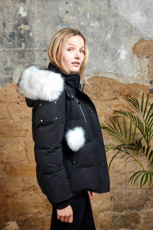 Doudounes Femme Noir H.F 88727 Efashion Paris