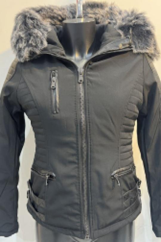 Doudounes Femme Noir/noir H.F 10712 Efashion Paris