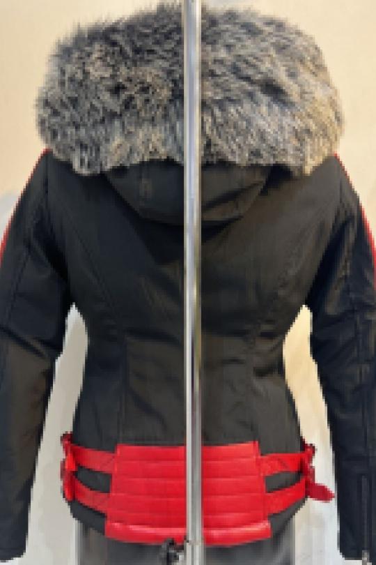 Doudounes Femme Noir/noir H.F 10712 Efashion Paris