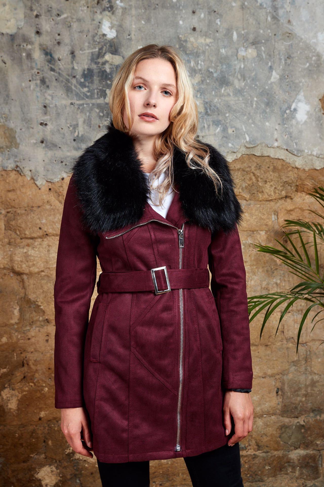 Abrigos Mujer Plum H.F 8801 #c Efashion Paris