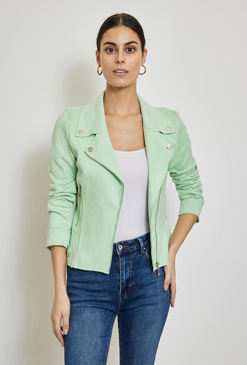 Vestes  Femme Vert menthe H.F 1759-8 #c Efashion Paris