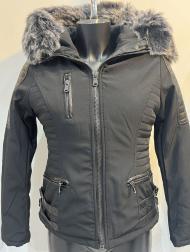 Doudounes Femme Noir/noir H.F 10712 #c Efashion Paris