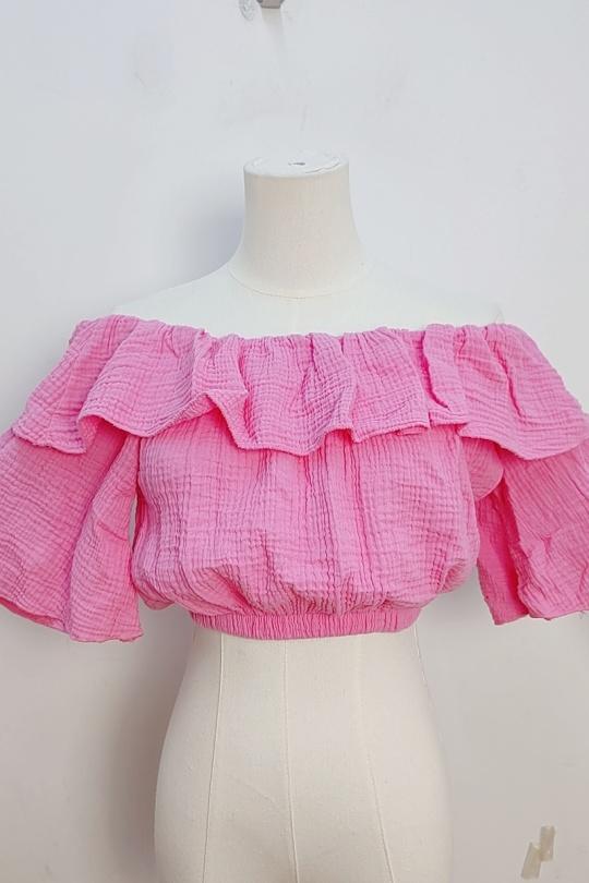 Tops Women Candy pink bellavie 28 Efashion Paris