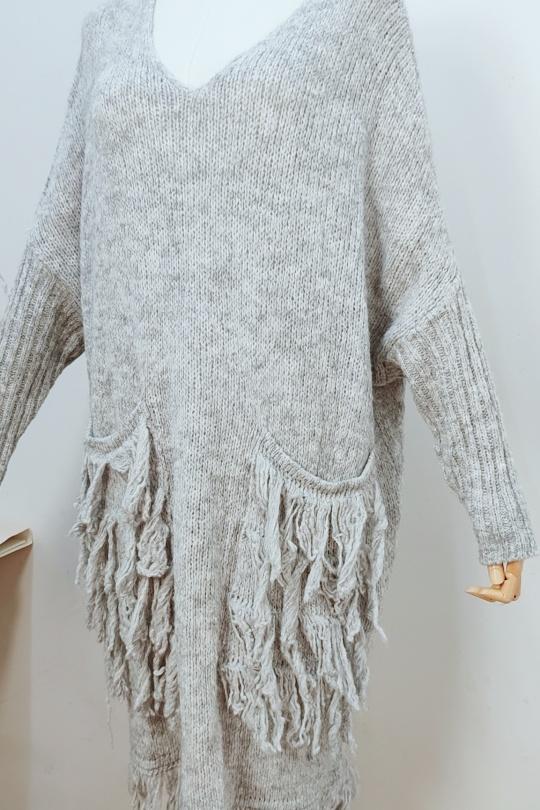Robes courtes Femme Gris bellavie 23730 Efashion Paris