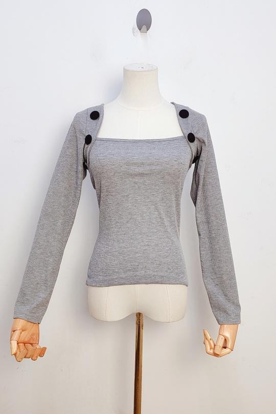 Jumpers Women Grey bellavie 17158 Efashion Paris