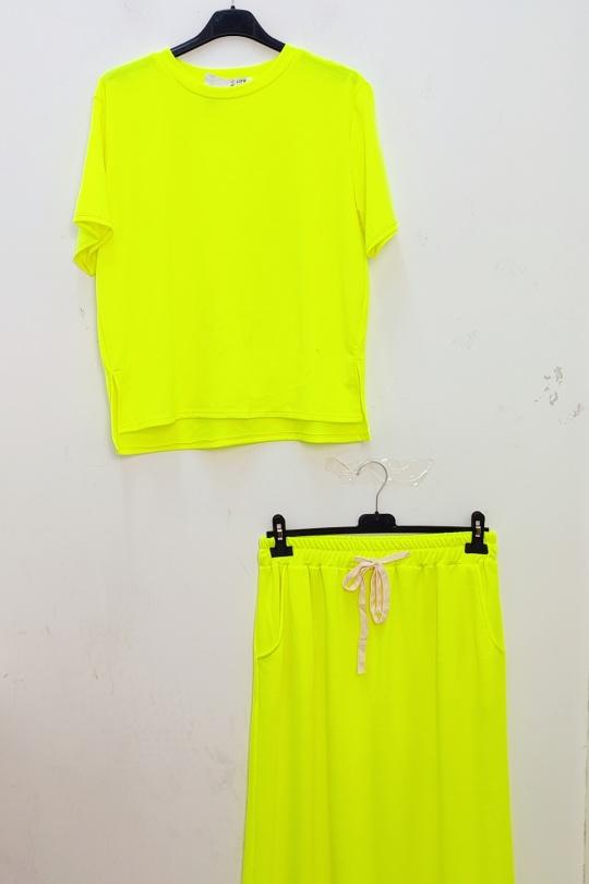 Ensembles Femme Vert fluo bellavie 3955 Efashion Paris