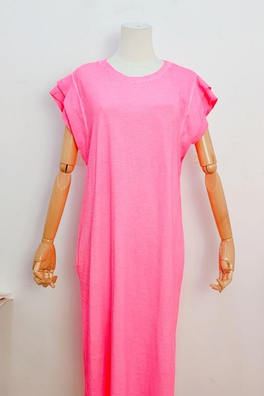 Vestidos largos Mujer Fuschia fluo bellavie 5139F Efashion Paris