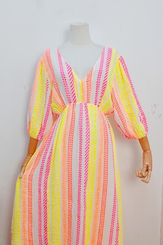 Vestidos largos Mujer White bellavie 9577A Efashion Paris