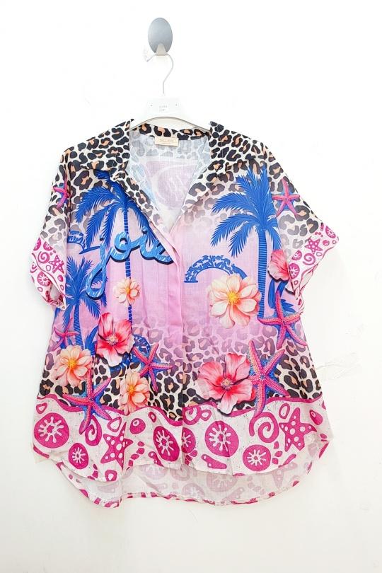 Shirts Women Pink bellavie 5339A Efashion Paris