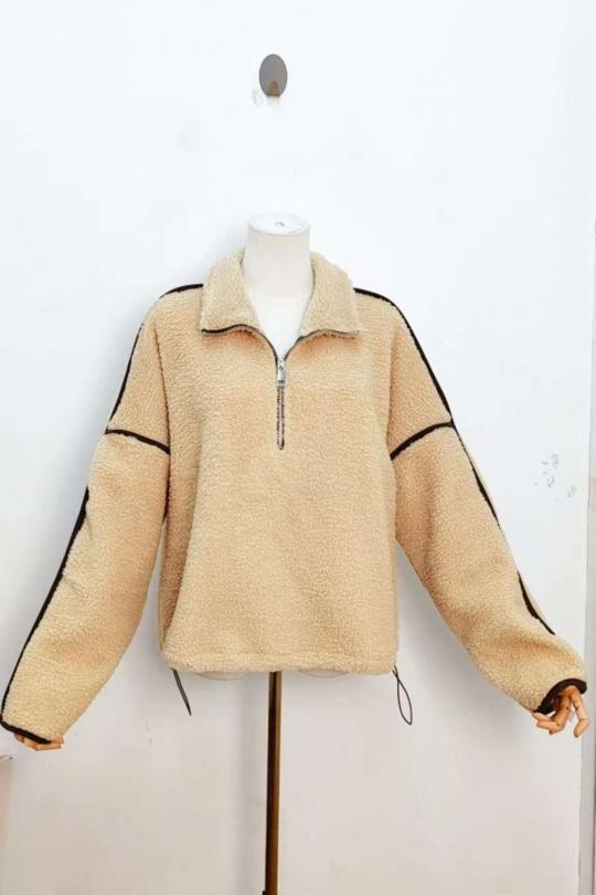 Sweats Femme Beige bellavie 1263 Efashion Paris