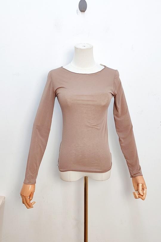 Tops Femme Taupe bellavie 28031 Efashion Paris
