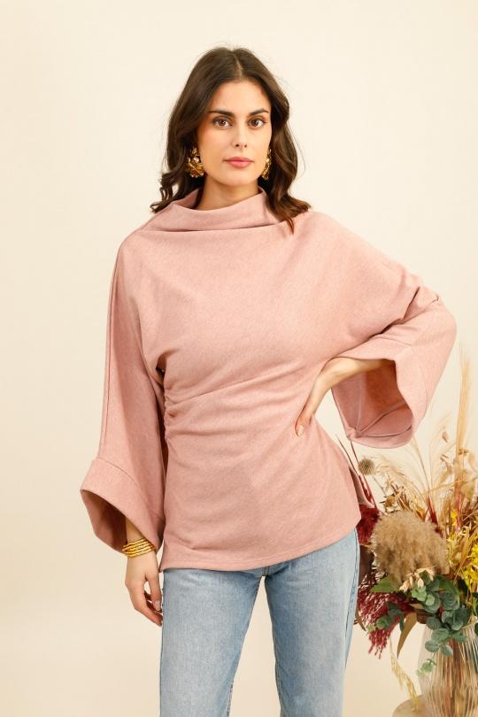 Tops Femme Rose bellavie 60701 Efashion Paris