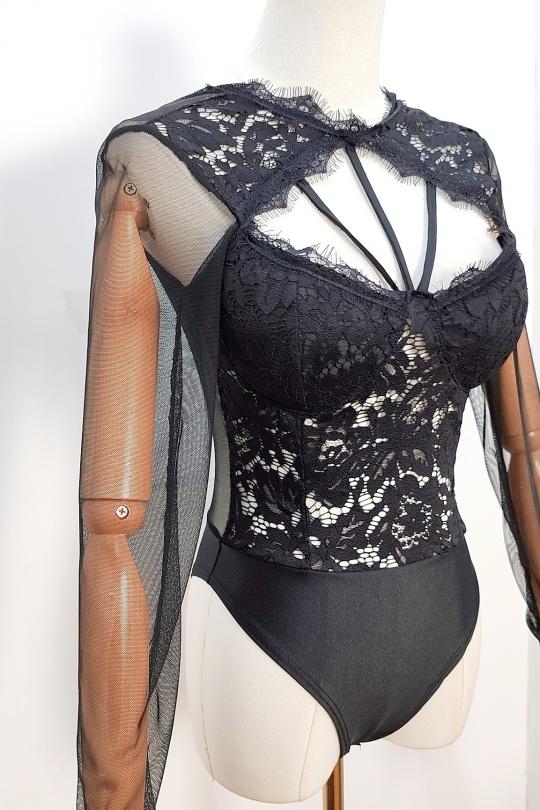 Bodies Femme Noir bellavie 2207 Efashion Paris