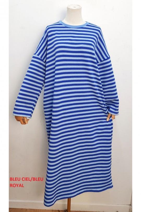 Robes longues Femme Bleu/Rose bellavie 2829R Efashion Paris