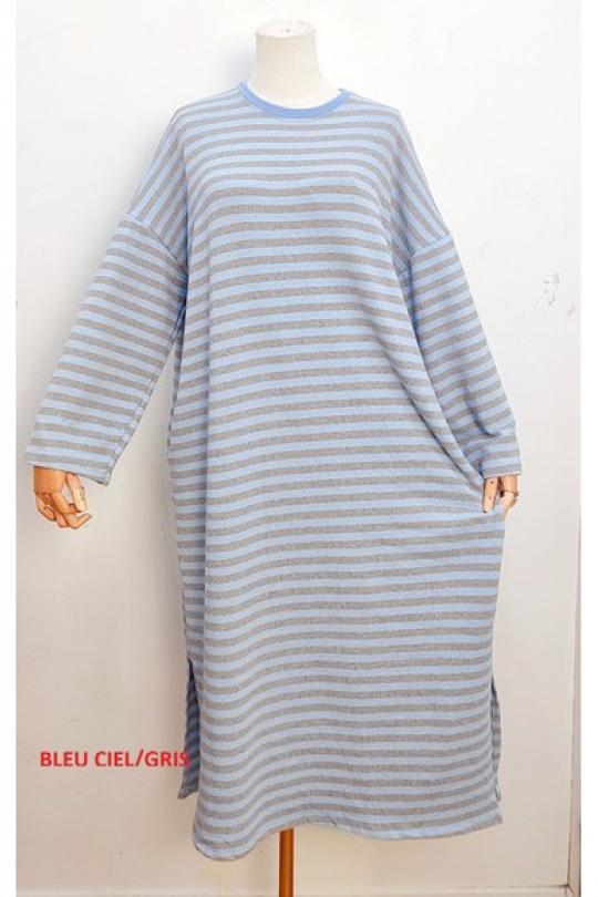 Robes longues Femme Bleu/Rose bellavie 2829R Efashion Paris