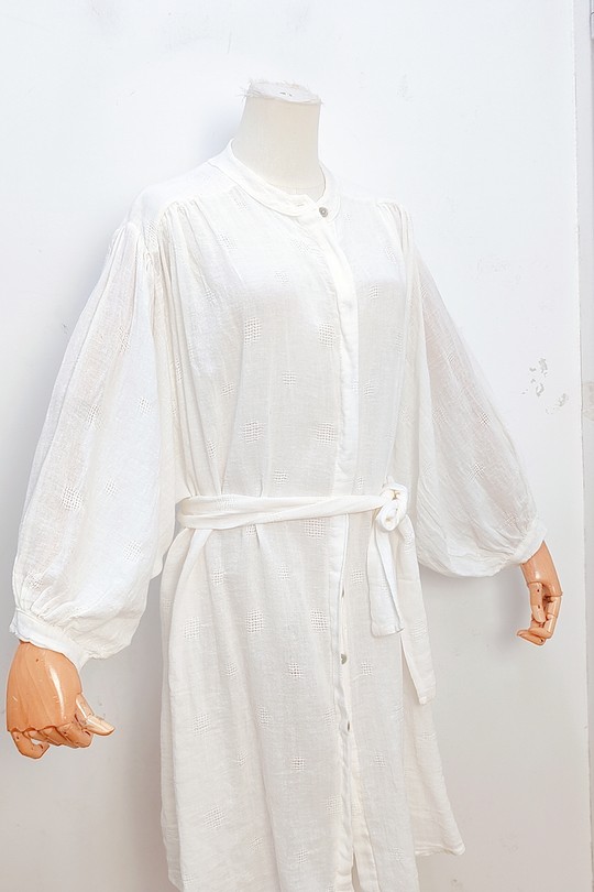 Robes mi-longues Femme Blanc bellavie 94077 Efashion Paris