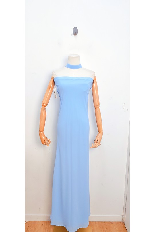 Vestidos largos Mujer Sky blue bellavie 2373 Efashion Paris
