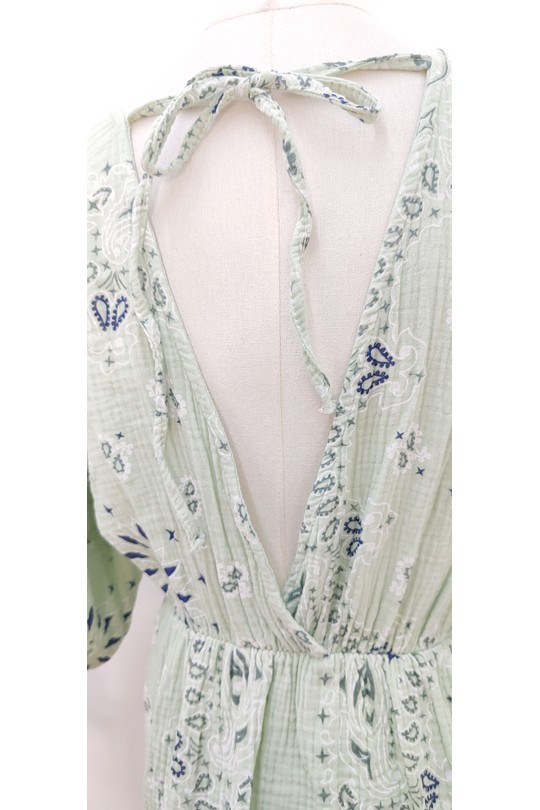 Robes mi-longues Femme Vert Olive bellavie 1398 Efashion Paris