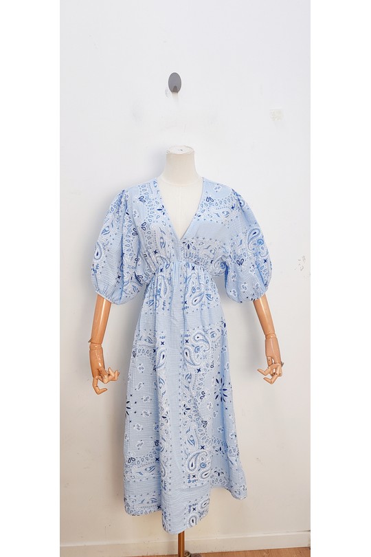 Robes mi-longues Femme Vert Olive bellavie 1398 Efashion Paris