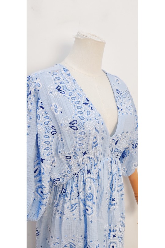 Robes mi-longues Femme Vert Olive bellavie 1398 Efashion Paris