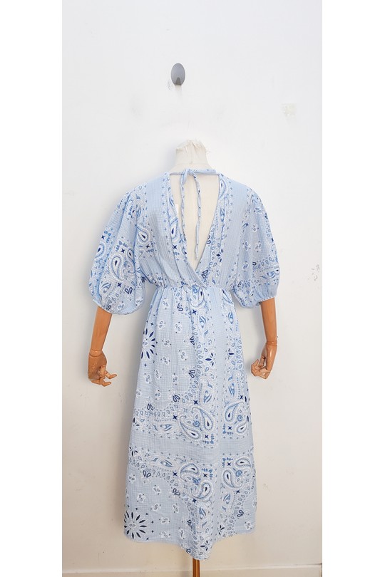 Robes mi-longues Femme Vert Olive bellavie 1398 Efashion Paris