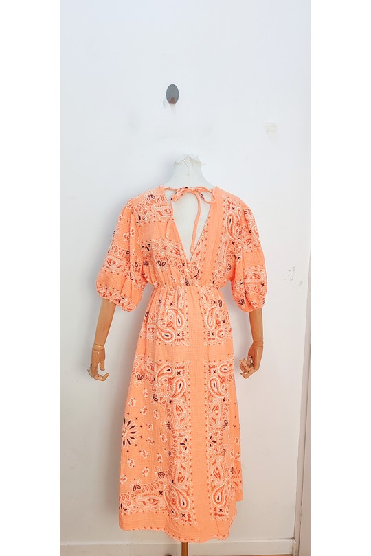 Robes mi-longues Femme Vert Olive bellavie 1398 Efashion Paris