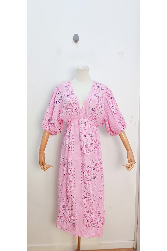 Robes mi-longues Femme Vert Olive bellavie 1398 Efashion Paris