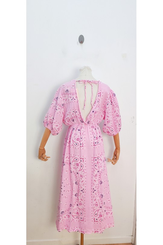 Robes mi-longues Femme Vert Olive bellavie 1398 Efashion Paris