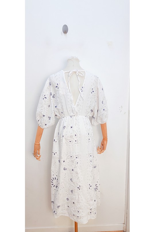 Robes mi-longues Femme Vert Olive bellavie 1398 Efashion Paris