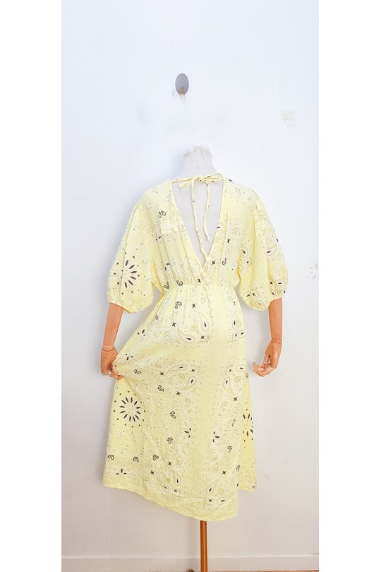 Robes mi-longues Femme Vert Olive bellavie 1398 Efashion Paris