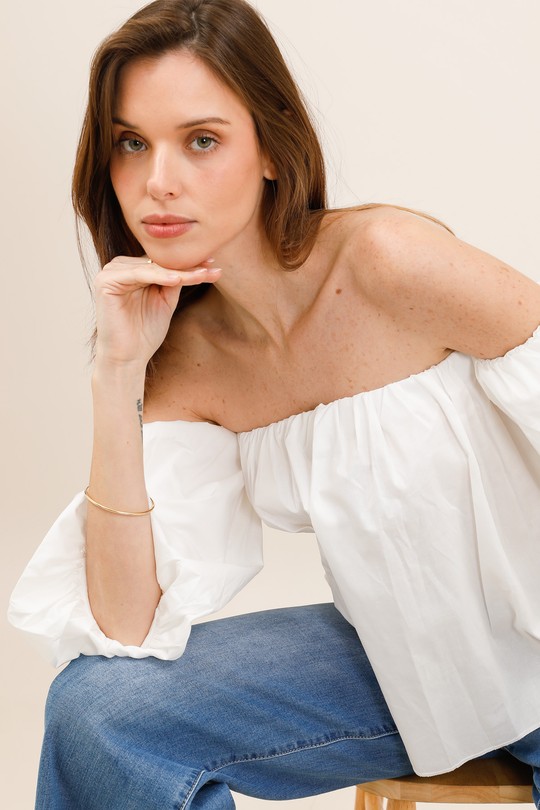 Tops Femme Blanc bellavie 2413 Efashion Paris
