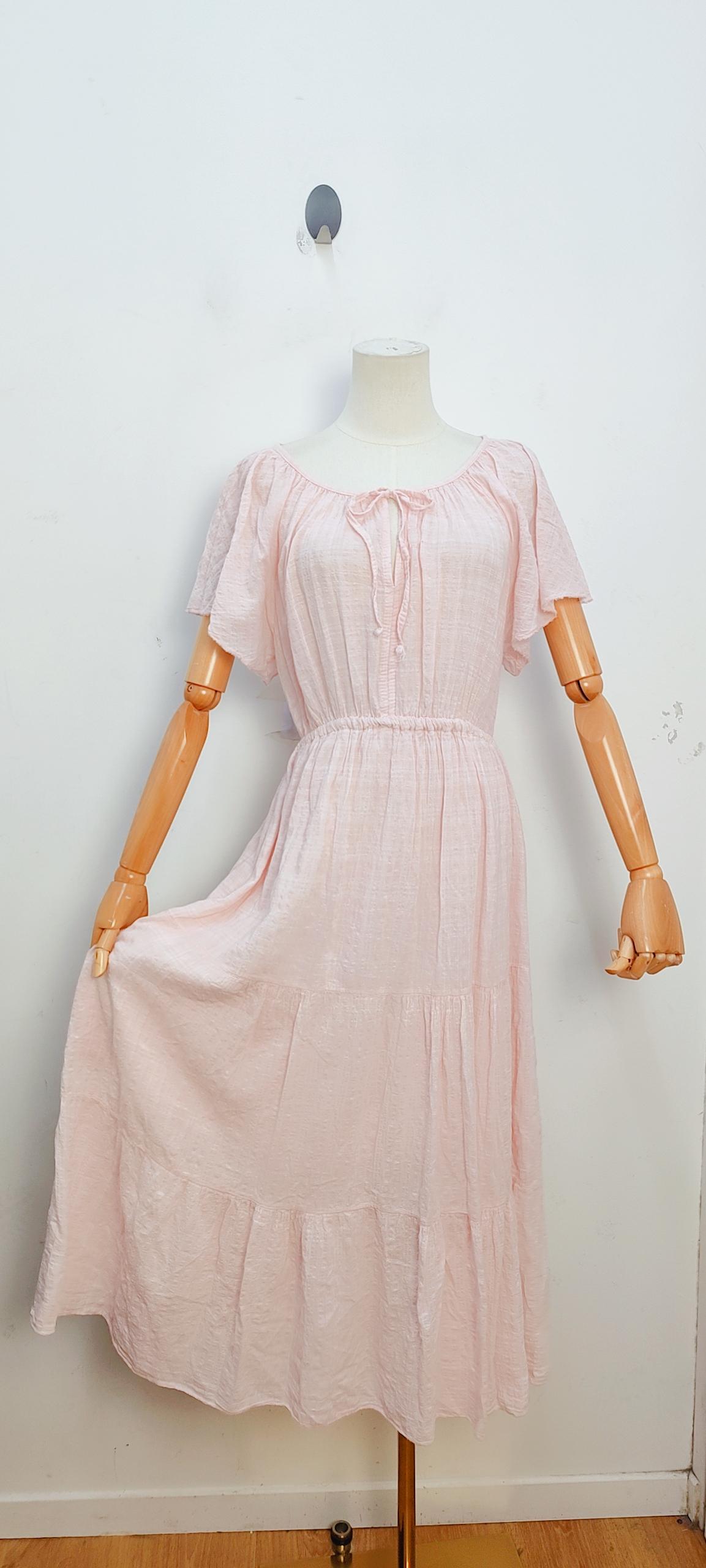Robes longues Femme Rose bellavie 1770 #c Efashion Paris