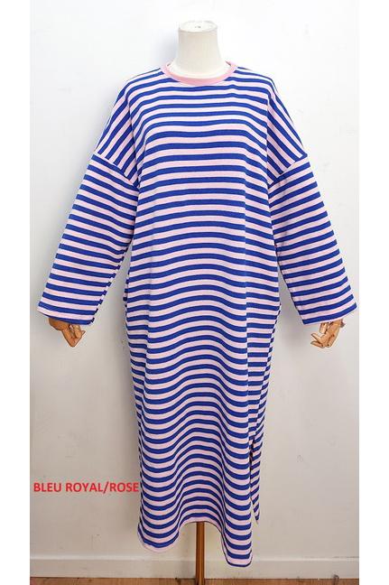 Robes longues Femme Bleu/Rose bellavie 2829R #c Efashion Paris