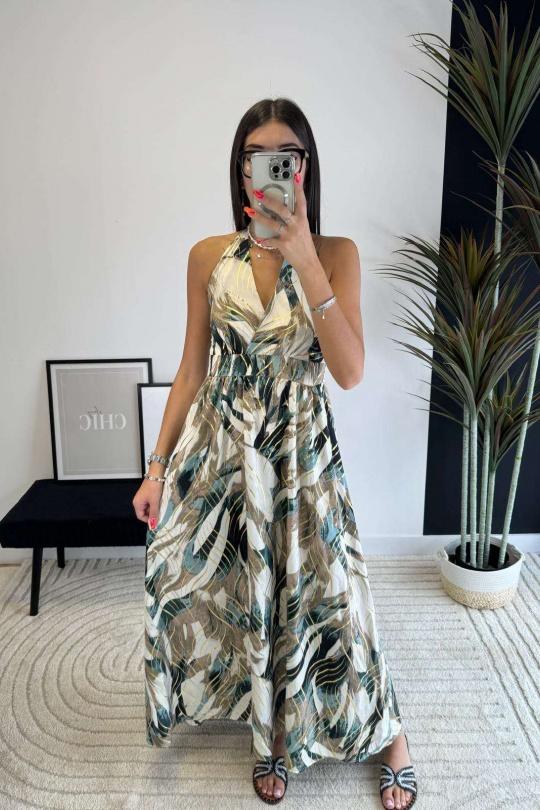 Abiti maxi Donna Colori mescolati Zoe Mode (Elena Z) TT03-2 Efashion Paris
