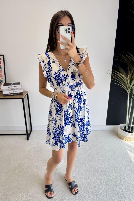 Robes courtes Femme Bleu Zoe Mode (Elena Z) 125-20 Efashion Paris