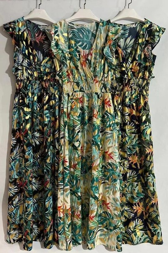Robes longues Femme Couleurs mélangées Zoe Mode (Elena Z) A137-2 Efashion Paris