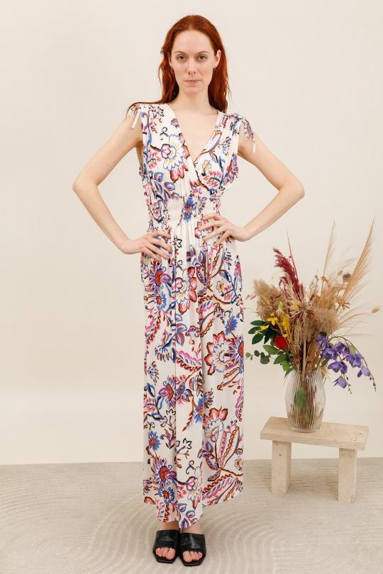 Robes longues Femme Blanc Zoe Mode (Elena Z) 023-96 Efashion Paris