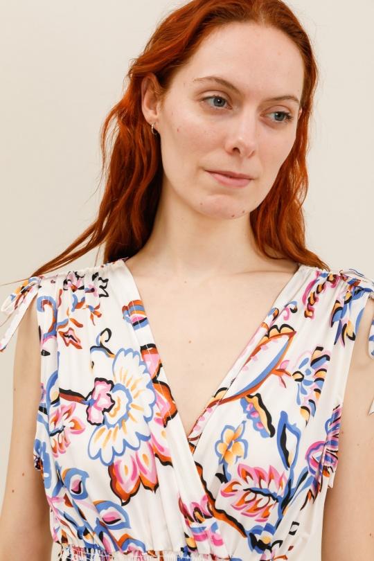 Robes longues Femme Blanc Zoe Mode (Elena Z) 023-96 Efashion Paris