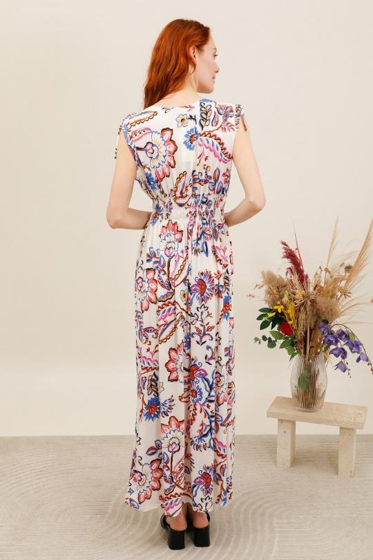 Robes longues Femme Blanc Zoe Mode (Elena Z) 023-96 Efashion Paris