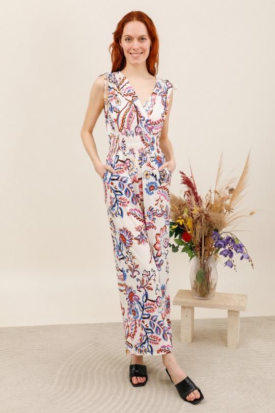 Combinaisons Femme Blanc Zoe Mode (Elena Z) 027-96 Efashion Paris