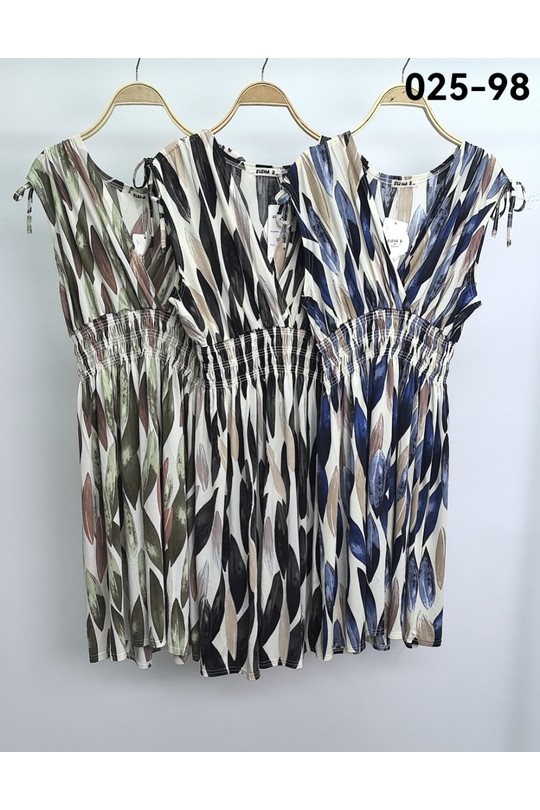 Robes courtes Femme Couleurs mélangées Zoe Mode (Elena Z) 025-98 Efashion Paris