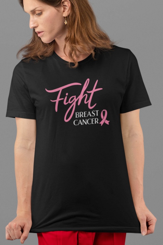T-shirts Donna White Impression A La Demande I.A.L.D T-SHIRT FEMME FIGHT BREAST Efashion Paris
